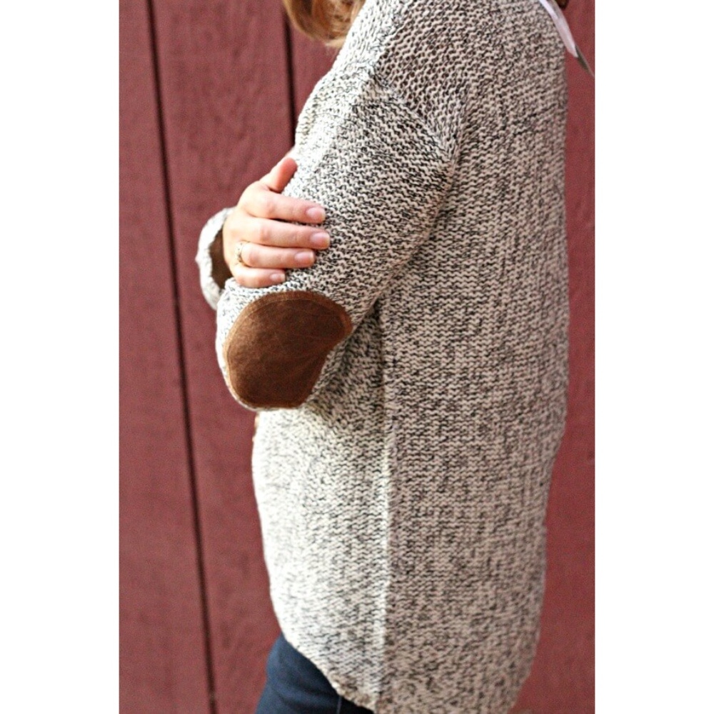 RD Style Elbow Patch Sweater